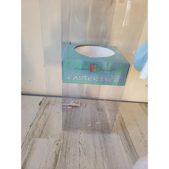 Vintage jubilee Easter tree table top spring decor unique beaded - Picture 9 of 9